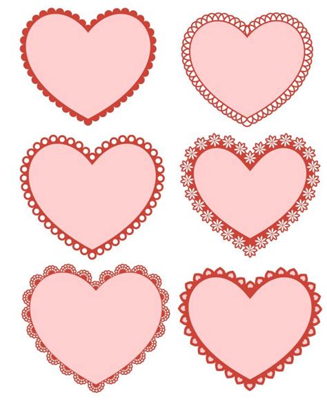 Free Printable Valentine Hearts Happy Valentines Day Images Valentines