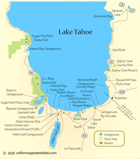 South Lake Tahoe Map