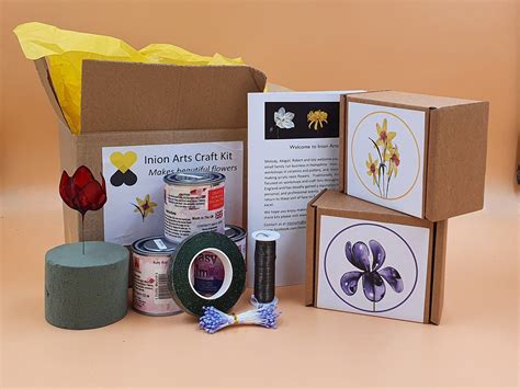 Dip Resin Tulip Flower Kit Complete Translucent Resin Starter Kit