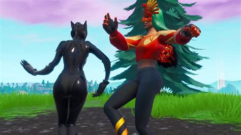 Fortnite Hot Linx And Sunbird Ass Thicc Slow Mo Youtube