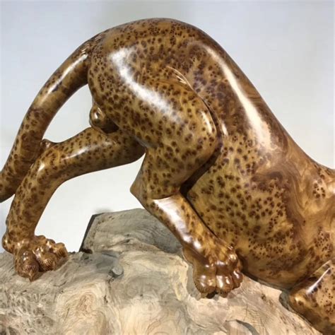 Leopard Wood For Sale China Modern Sculpture Artist