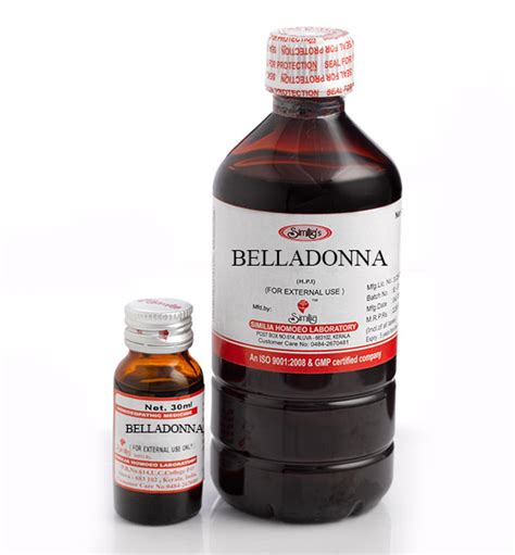 Belladonna is a plant that can be unsafe when consumed. Similia's BELLADONNA OIL