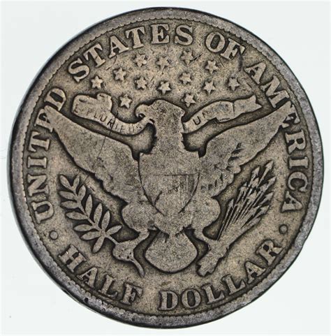 50c United States Coin 1903 Liberty Barber 90 Silver Us Half Dollar