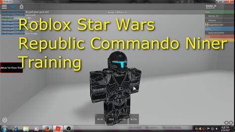 Roblox Star Wars Republic Commando Niner Training Youtube