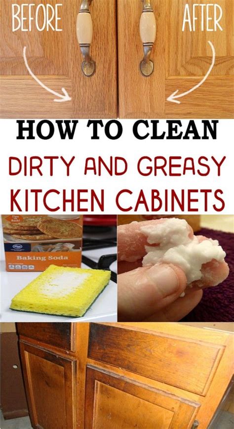 How can we clean the years of dirt without damanging the finish? Pin on HOW TO CLEAN KITCHEN CABINET'S