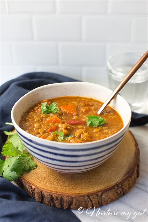 Delicious Homemade Vegan Tomato Lentil Soup Recipe 2