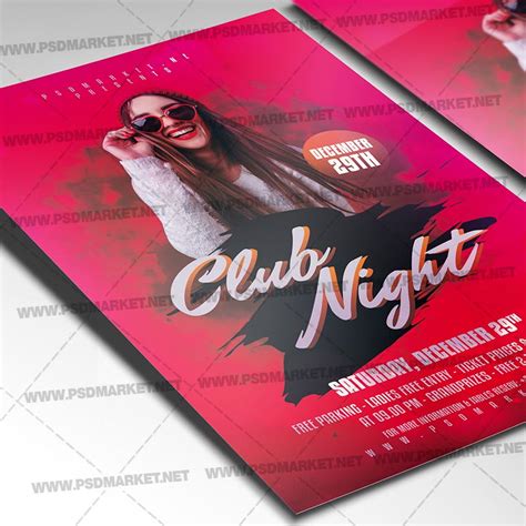 Download Club Night Template Flyer Psd Psdmarket