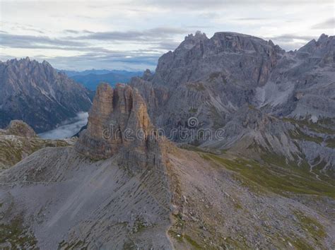 Rifugio Auronzo And Chiesetta Degli Alpini In National Park Tre Cime Di