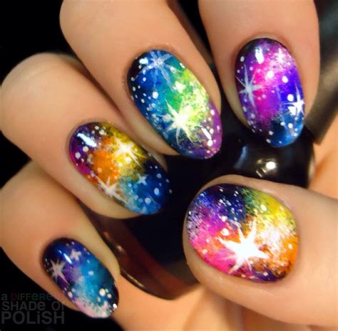 Repost Of Galaxy Nails I Did Last Year Ill Be Posting A Tutorial In A