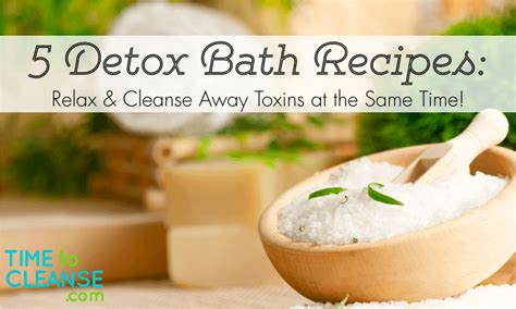 5 Detox Bath Recipes Relax And Cleanse Away Toxins At The Same Time