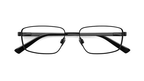 specsavers men s glasses cuthbert black rectangular metal stainless steel frame 249