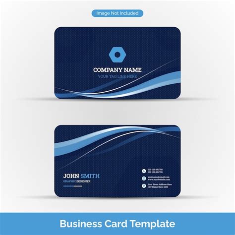Premium Vector Corporate Business Card Design