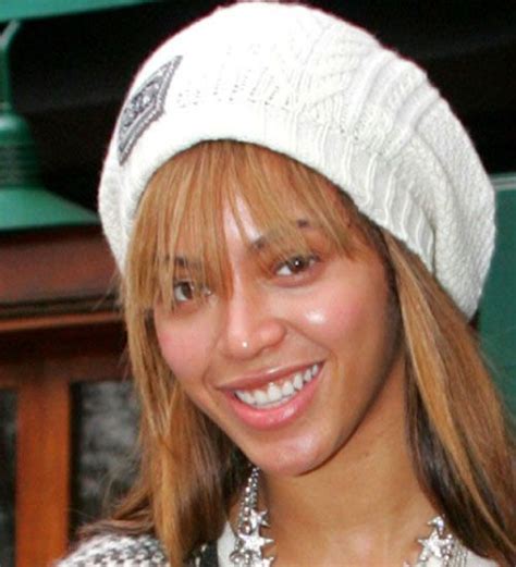Beyonce Without Makeout Usually One To Go Makeup Free We