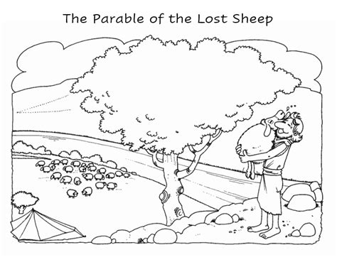 Parable Of The Lost Sheep The Homeschool Daily