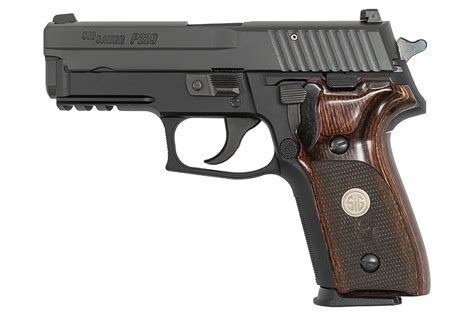 Sig Sauer P229 9mm Dasa Pistol With Night Sights And Wood Grips For