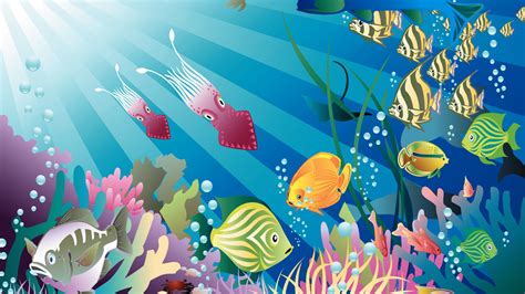Free Download Animated Aquarium Desktop Wallpaper