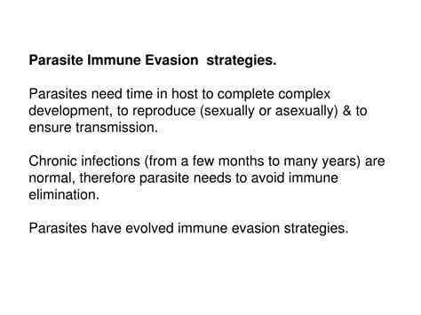 Ppt Parasite Immune Evasion Strategies Powerpoint Presentation Free Download Id 9436076