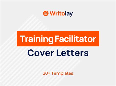 Training Facilitator Cover Letter Example Templates Writolay