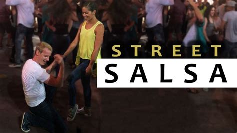 Street Salsa Dancing At Third Street Promenade Youtube