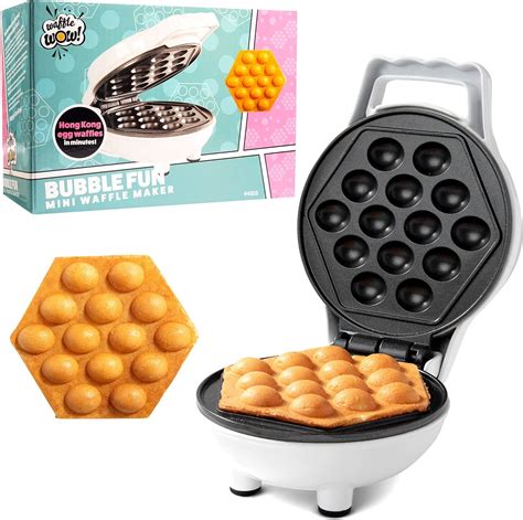 Bubble Mini Waffle Maker Make Breakfast Special Wtiny