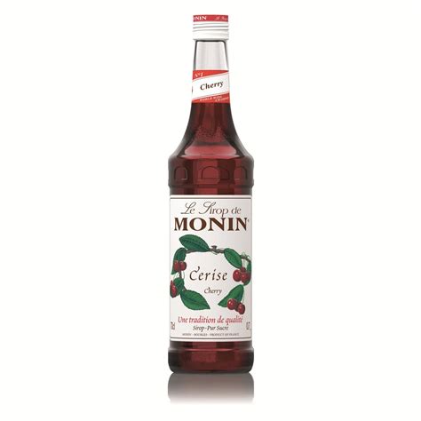 Monin Cherry Syrup 70cl Achica Coffee Shop Supplies Monin Cherry