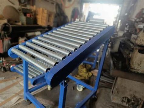 Mild Steel O Groove Rollers Turntable Roller Conveyor At Rs 65000piece