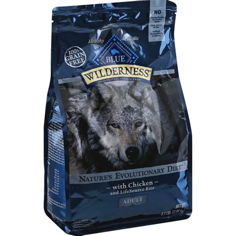 Blue Natural Food For Dog With Chicken And Lifesource Bits Adult