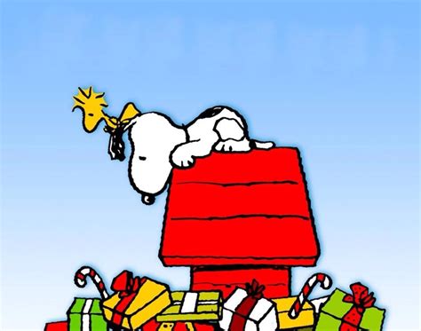 Snoopy And Woodstock Christmas Presents Always About The Peanuts P