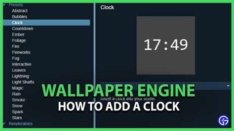 How To Add Clock In Wallpaper Engine 2 Methods