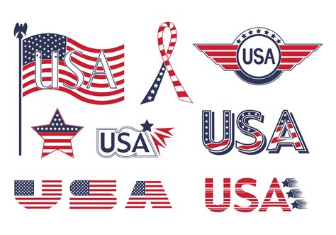 ✓ free for commercial use ✓ high quality images. USA Flag Elements PSD Collection - Free Photoshop Brushes ...