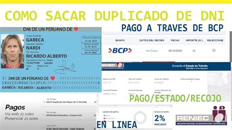 Como Sacar Duplicado De Dni Online Reniec Peru Paso A Paso Pago