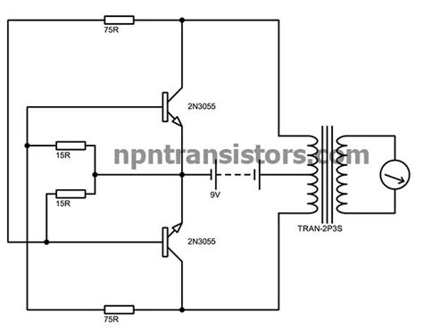 2n3055 Transistor Power Amplifier Circuit Diagram Wiring Diagram