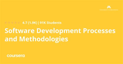 Free Online Course Software Development Processes And Methodologies