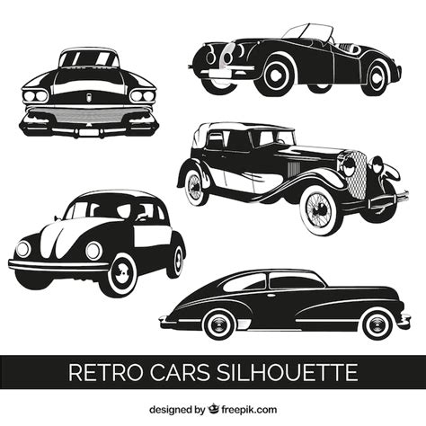 Retro Cars Collection Nohat Free For Designer