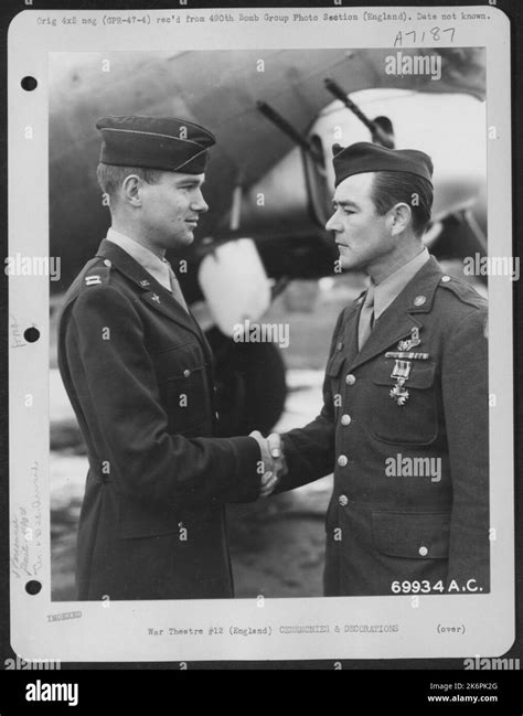Tsgt Rf Murphy Aerial Gunner Of The 490th Bomb Group Is Awarded