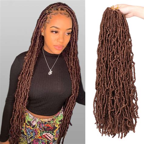 Buy Zrq 24 Inch 7 Packs New Faux Locs Hair For Butterfly Locs Pre