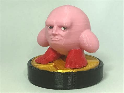 Handsome Cursed Kirby Custom Amiibo Etsy Australia