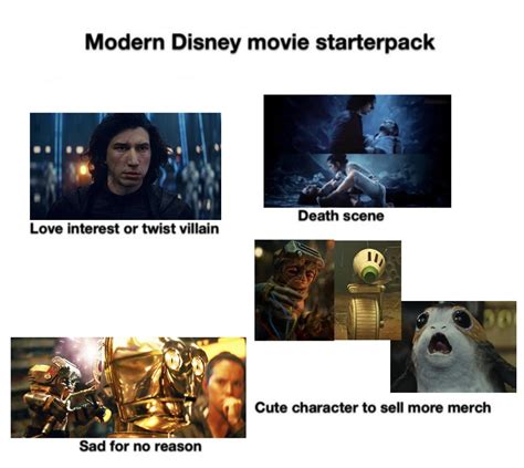 The Modern Day Disney Starter Pack Rstarterpacks