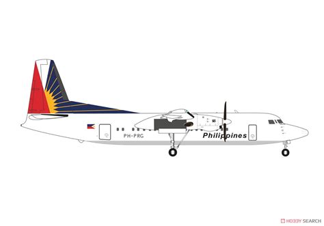 Fokker 50 フィリピン航空 Ph Prg 完成品飛行機 その他の画像1