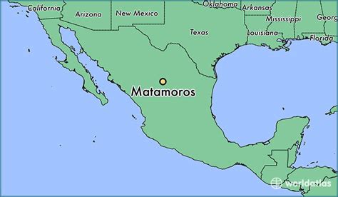 Where Is Matamoros Mexico Matamoros Coahuila Map