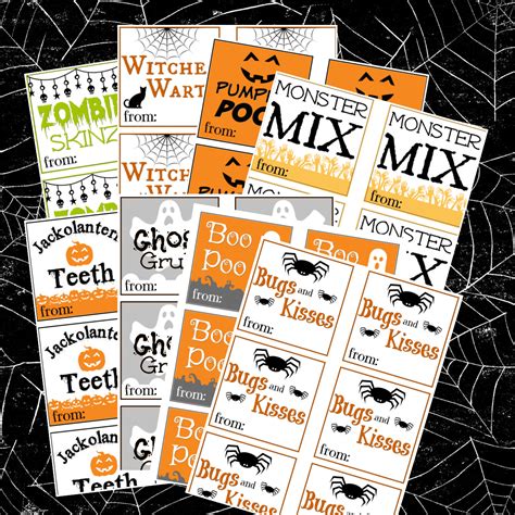 Free Printable Halloween Tags For Goodie Bags Wondermom Wannabe