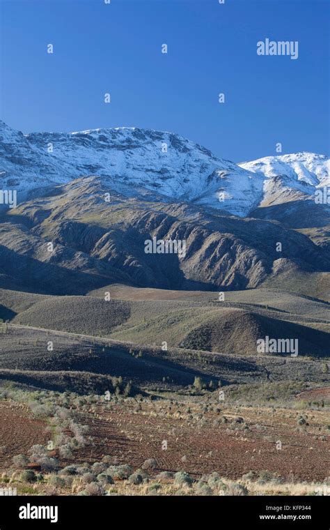 Swartberg Mountains Oudtshoorn Western Cape South Africa Stock Photo