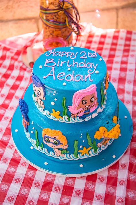 Your little baby is officially a toddler and it's time to throw them a birthday bash that they. birthday cake bubble guppies for my baby boys 2nd bday I ...