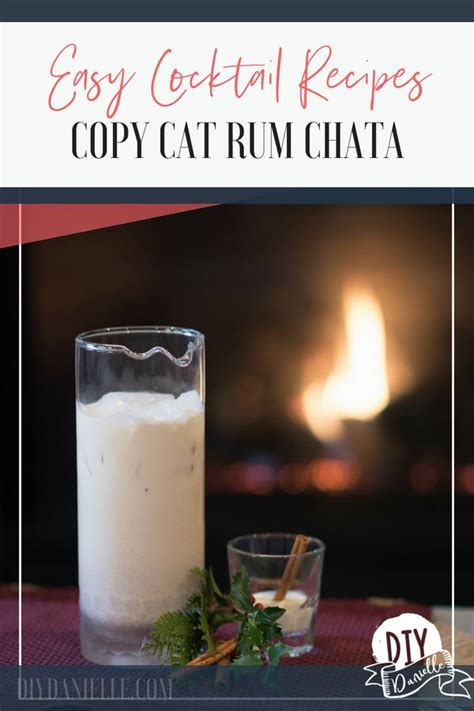 You can use rumchata in any cocktail recipe where you would use bailey's or any other. Copycat Rum Chata | Recipe | Cocktail recipes easy ...