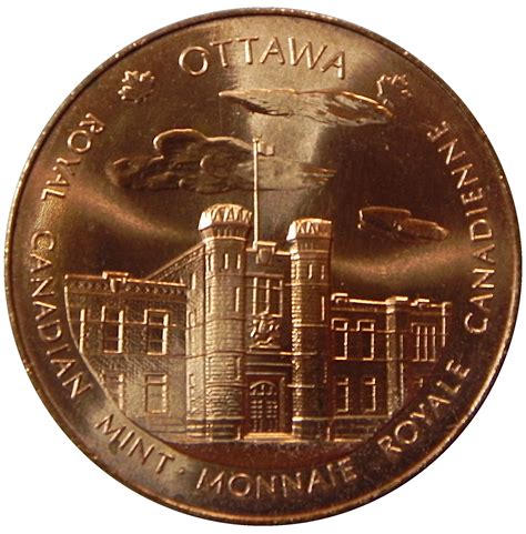 Royal Canadian Mint Medal Ottawa And Winnipeg Mints Copper Canada