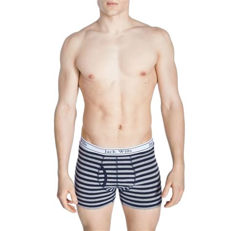 Jack Wills Mens Chetwood Stripe Boxers Set 2 Pack Bobs Stores