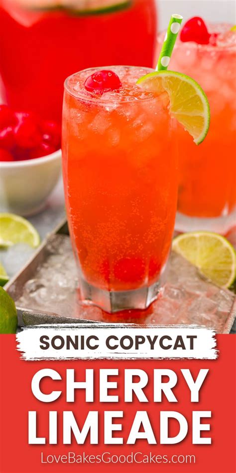 Sonic Copycat Cherry Limeade Recipe Limeade Recipe Cherry Limeade