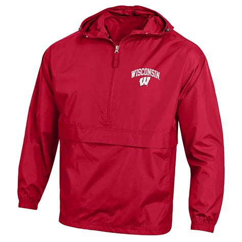 Wisconsin Badgers Packable Jacket Red Apc02973729