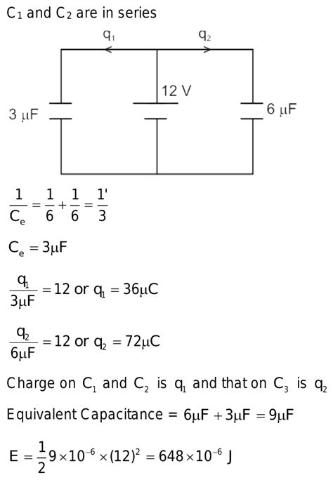 Three Identical Capacitors C1 C2 C3 Of Capacitance 6 F Each Are
