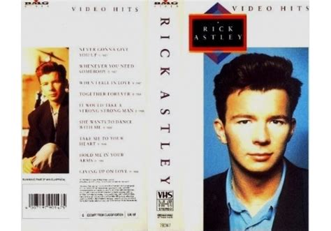 Rick Astley Video Hits 1989 On Bmg United Kingdom Vhs Videotape